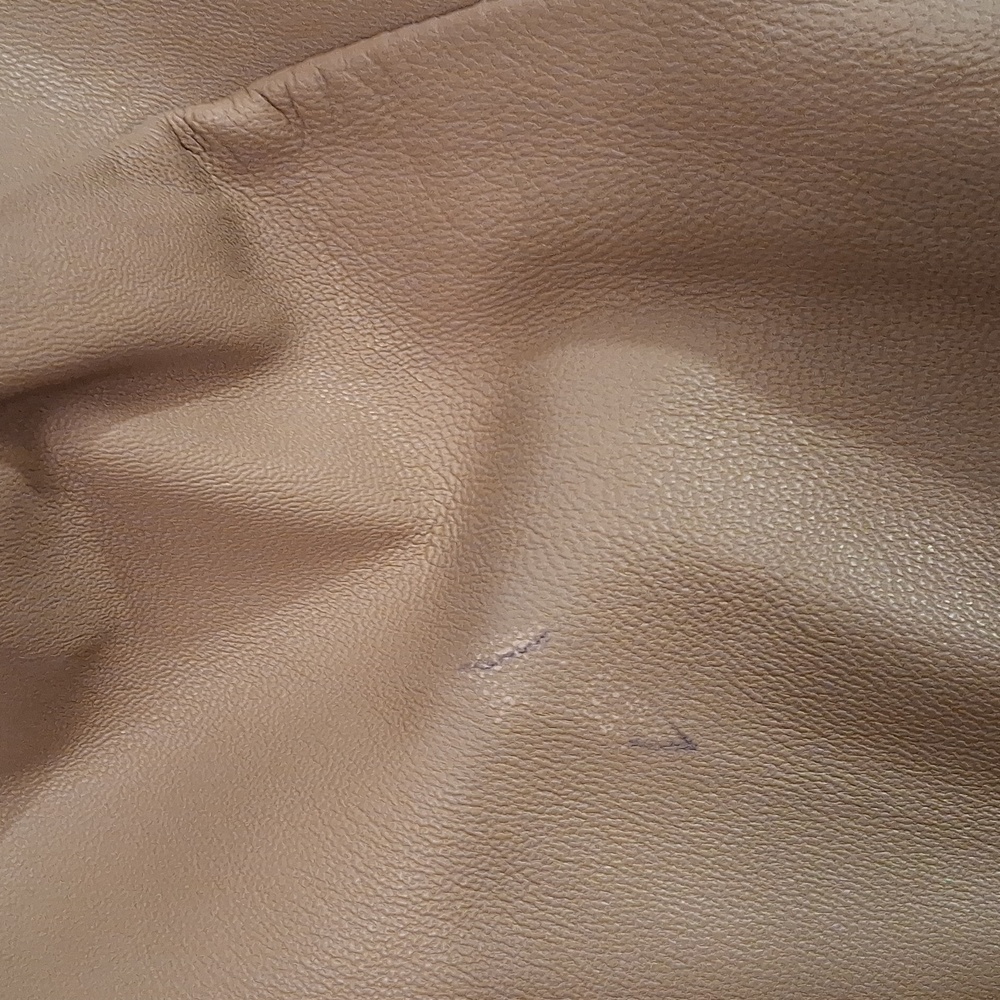 Classic Tan Leather Jacket for Women - Picture 12 of 12